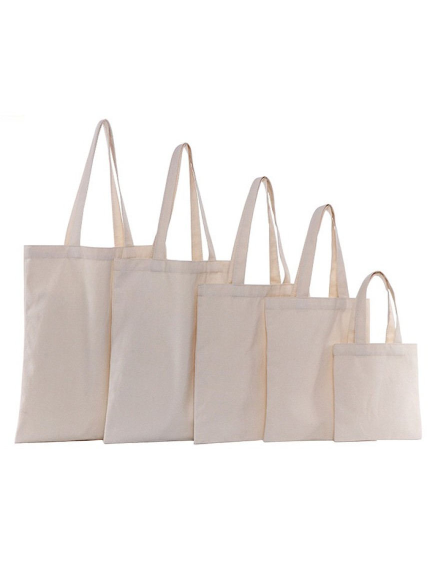 Cotton Canvas Reusable Tote Bags